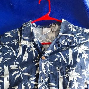 No Fear Hawaiian Collard Shirt